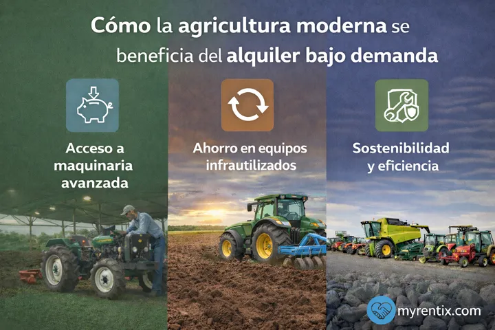 Cómo la agricultura moderna se beneficia del alquiler bajo demanda