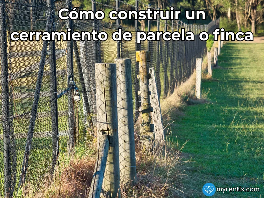 Cómo construir un cerramiento de parcela o finca: excavación y cimentación