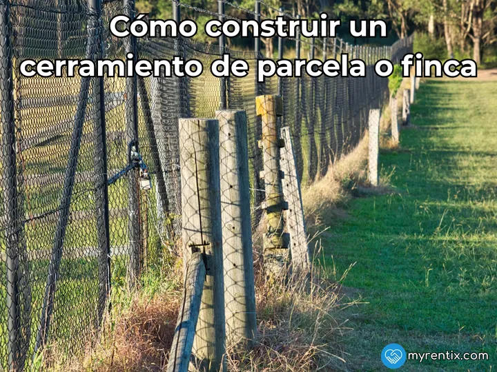 Cómo construir un cerramiento de parcela o finca: excavación y cimentación