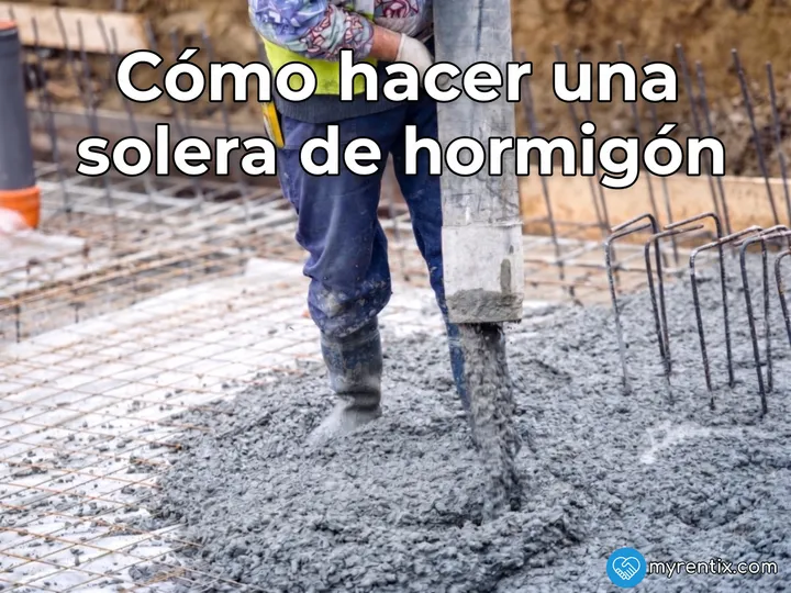 Cómo hacer una solera de hormigón: pasos, materiales y herramientas