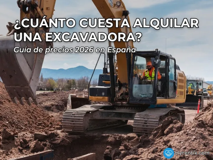 ¿Cuánto cuesta alquilar una excavadora? Precios reales en España (2026)
