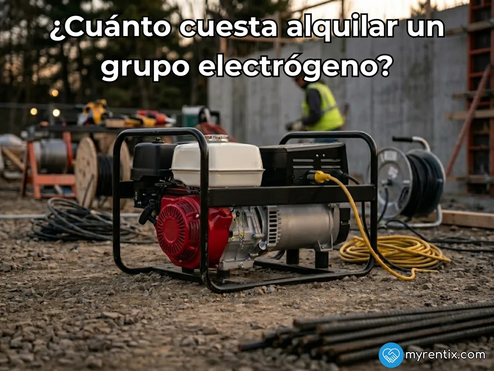 ¿Cuánto cuesta alquilar un grupo electrógeno? Guía de precios por potencia (2026)