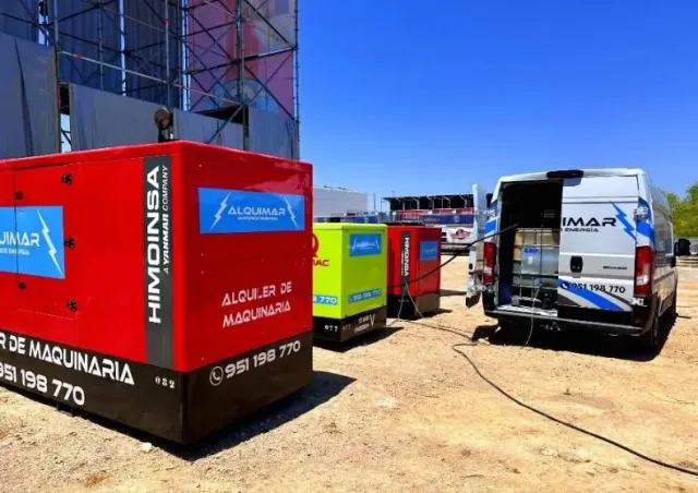 Depósito de gasoil para grupo electrógeno en alquiler en Málaga | Myrentix