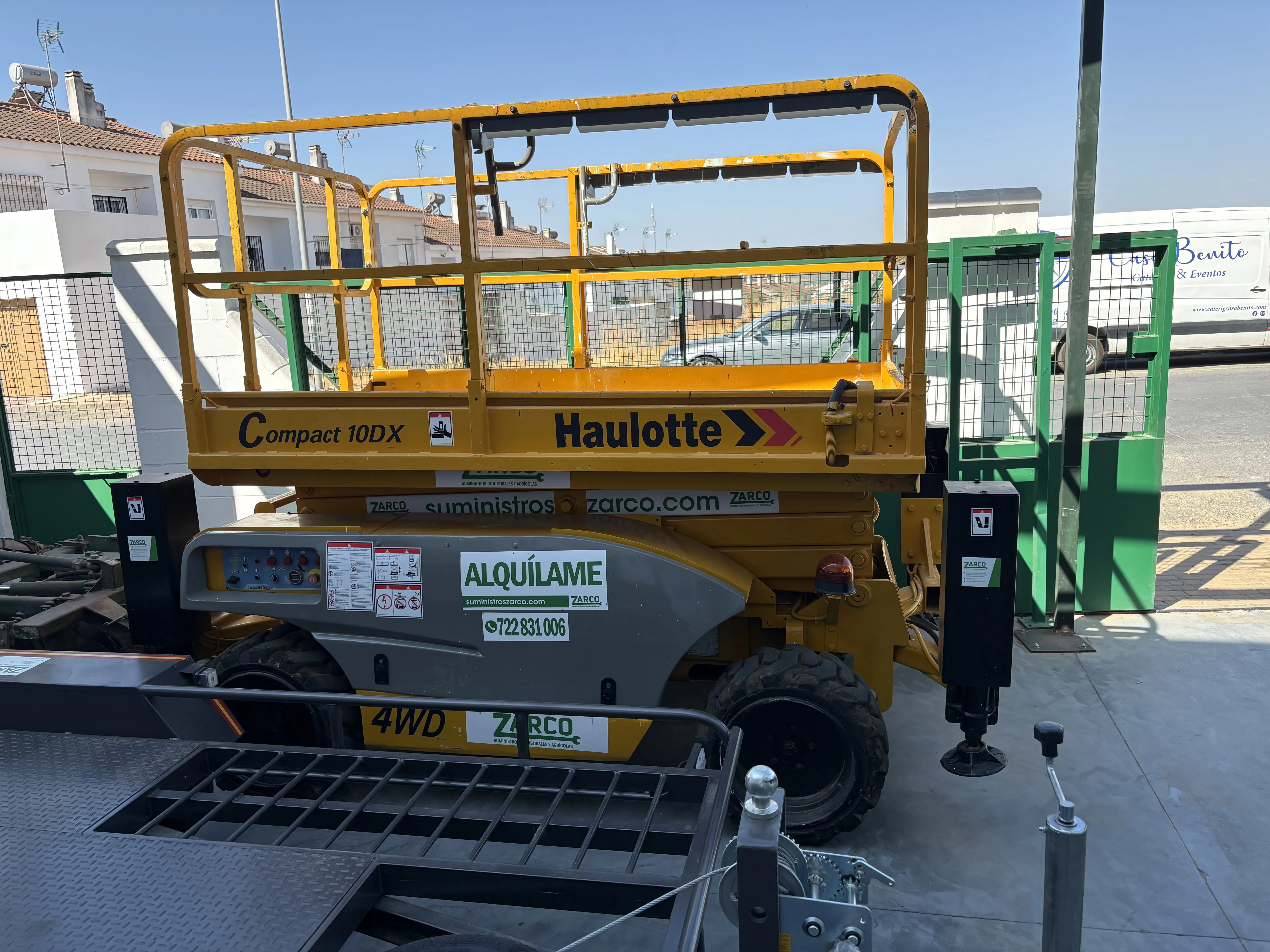 PLATAFORMA ELEVADORA 10M en alquiler – Huelva | Myrentix