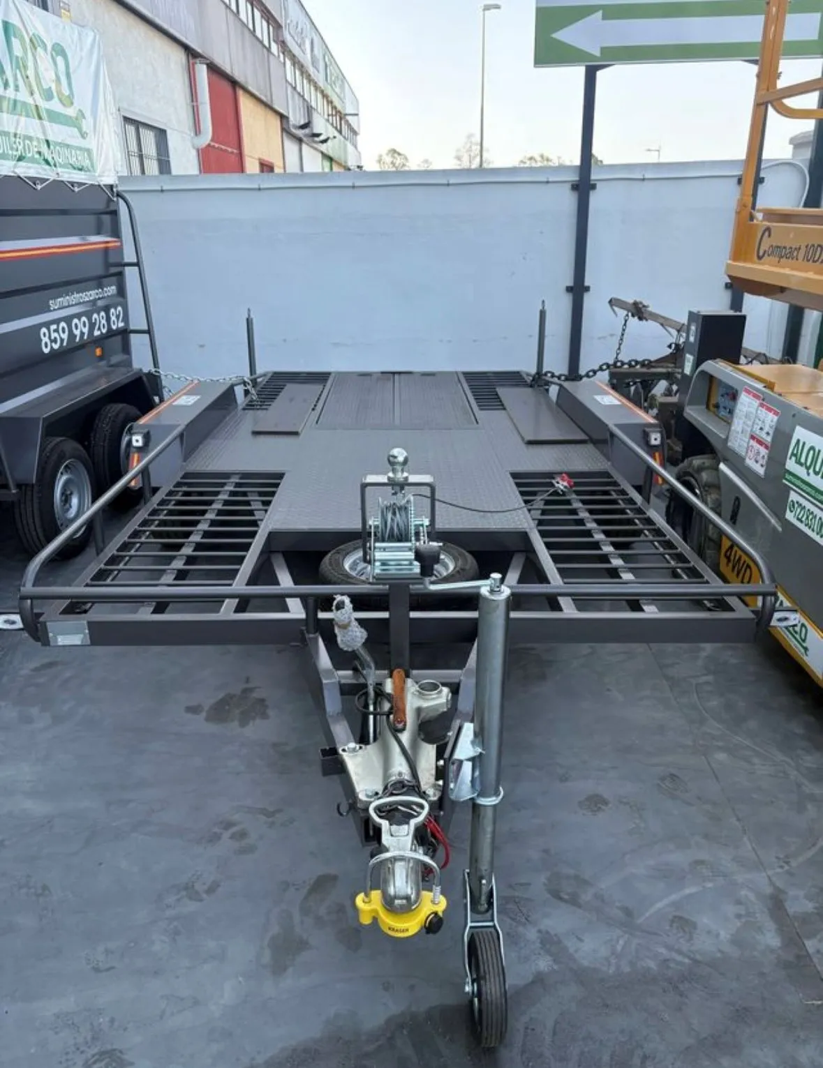 PLATAFORMA PORTACOCHES en alquiler – Huelva | Myrentix